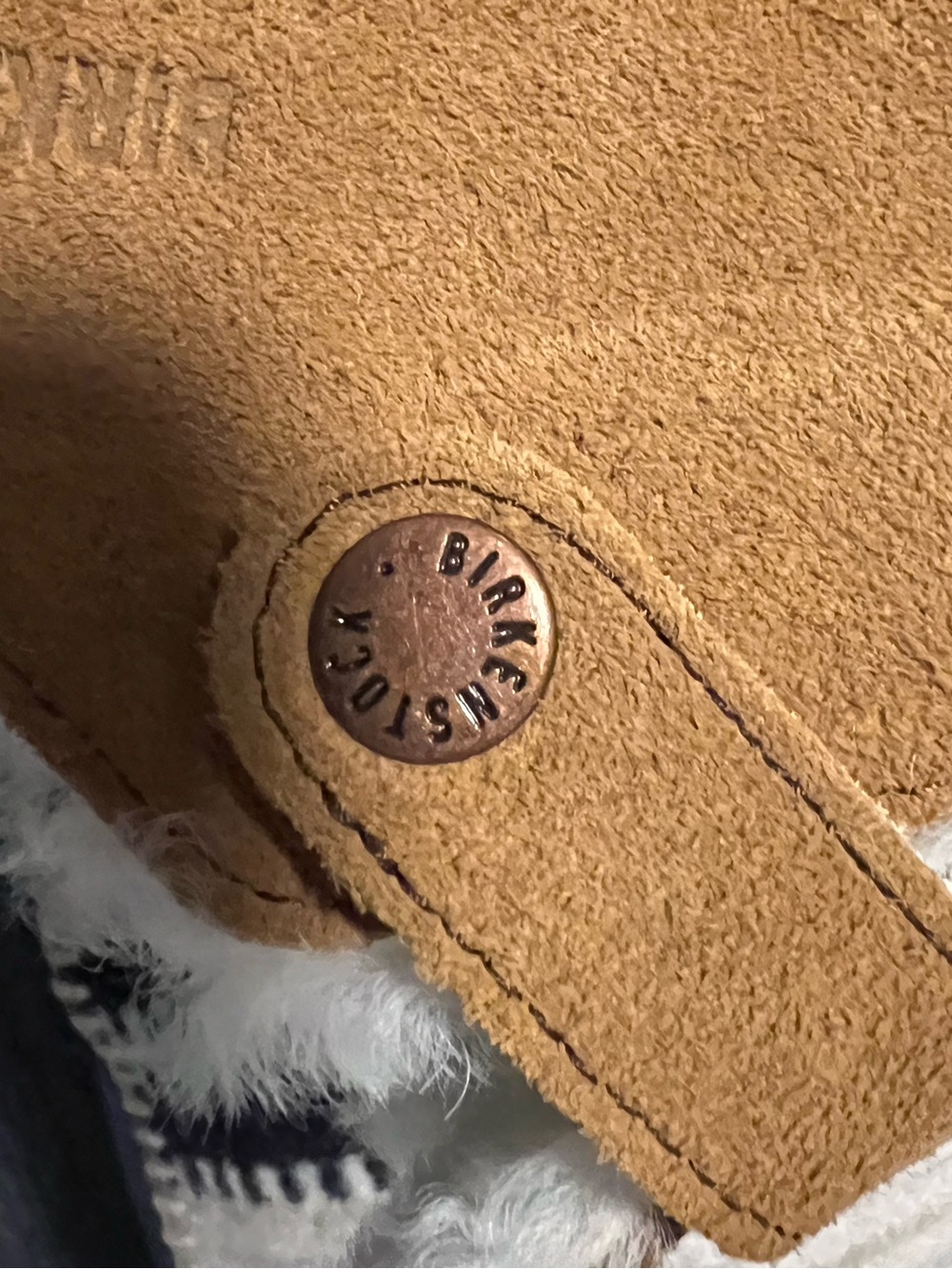 Birkenstock: Boston Shearling Suede Clog - Mink - Size 39 Women - Picture 10 of 12